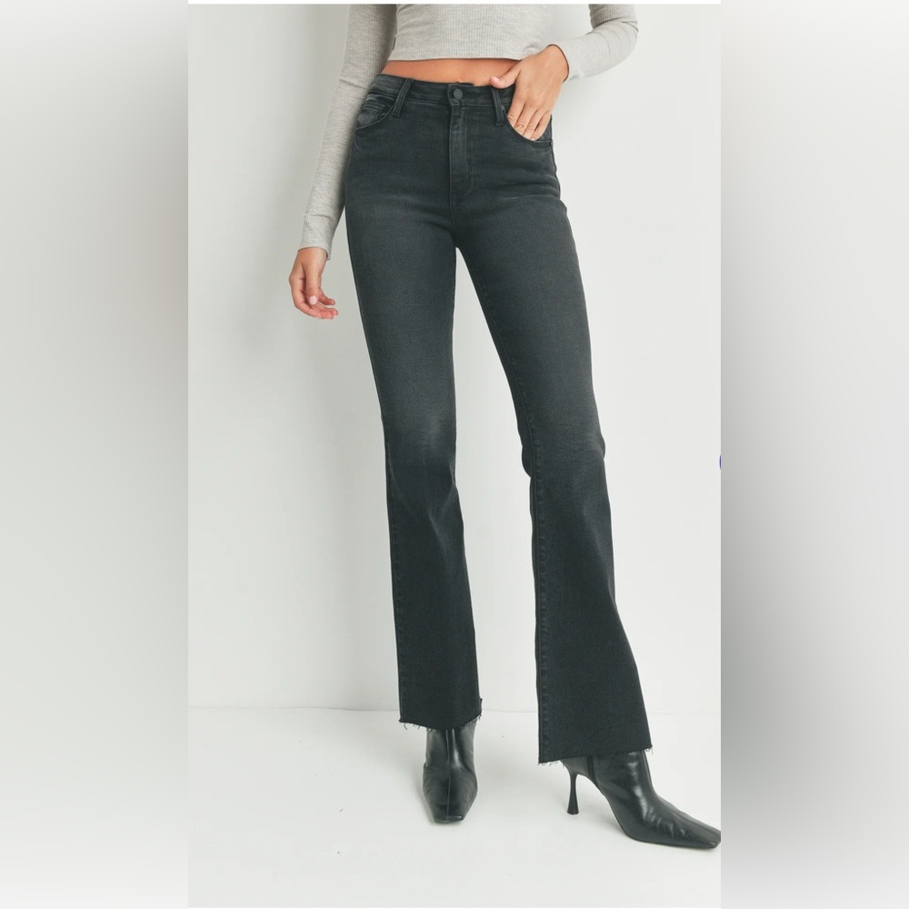 Just Black Dark Flare Jeans